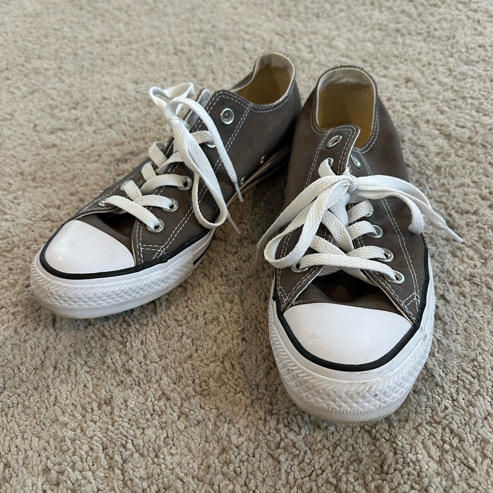 Classic Grey Canvas Sneakers